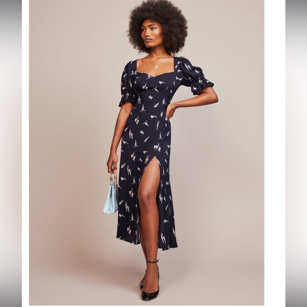 NWT Reformation dulcie dress in nudist sz 8
